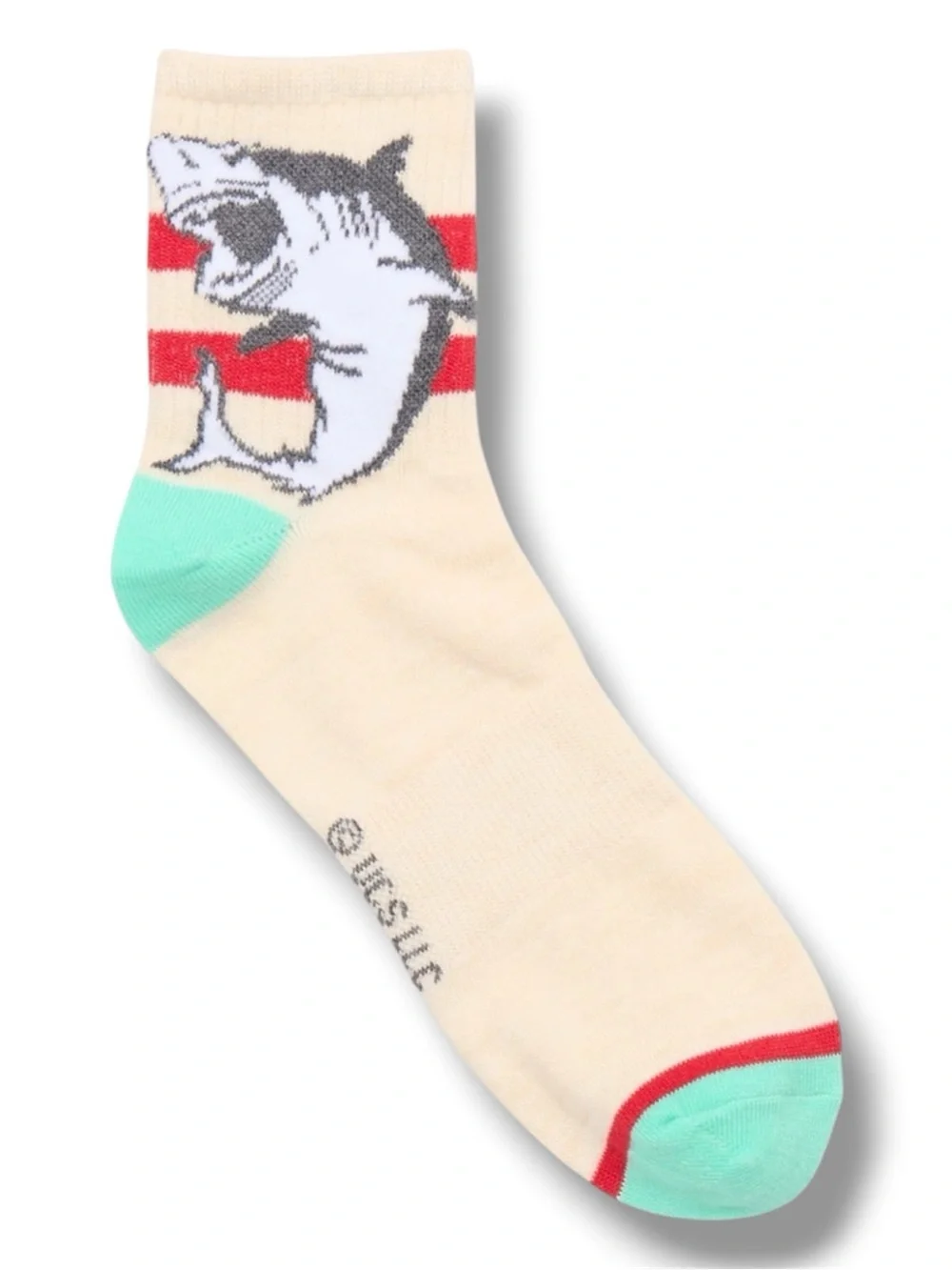 6-Pack Jaws Movie Funny Novelty Quarter Crew Ankle Socks - NWT